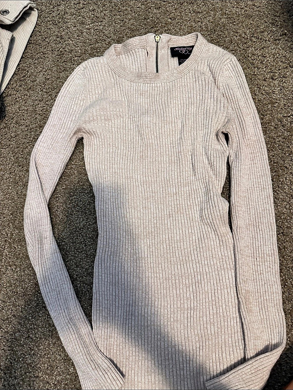 J.Crew Ribbed Turtleneck Sweater in Pink Like New